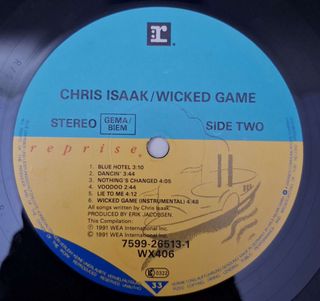 Vinilo LP Chris Isaak ‎- Wicked Game