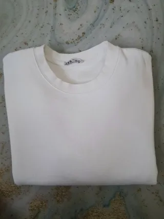 Jersey Blanco Zara Talla M