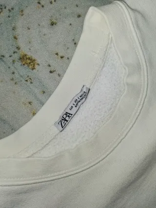 Jersey Blanco Zara Talla M