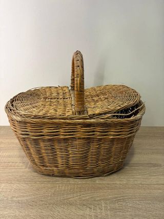 CESTA DE MIMBRE CLÁSICA