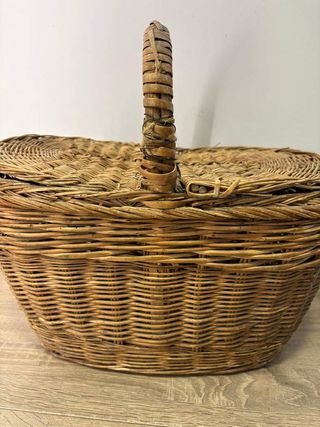 CESTA DE MIMBRE CLÁSICA