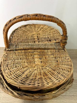 CESTA DE MIMBRE CLÁSICA