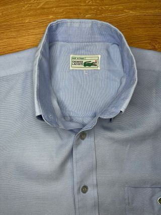 Camisa Lacoste Azul Talla L