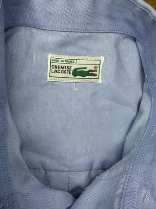 Camisa Lacoste Azul Talla L