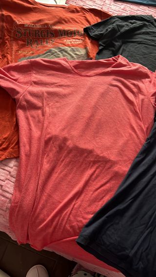 Lote de camisetas estampadas