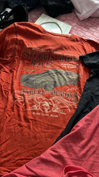 Lote de camisetas estampadas