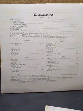 Lote 4 Vinilos LP Cantem Sardanes ver fotos