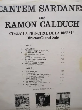 Lote 4 Vinilos LP Cantem Sardanes ver fotos