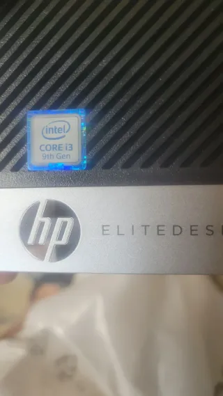HP EliteDesk Intel Core i3 9th Gen