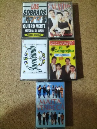 Lote de Casetes Rumbas y Sevillanas