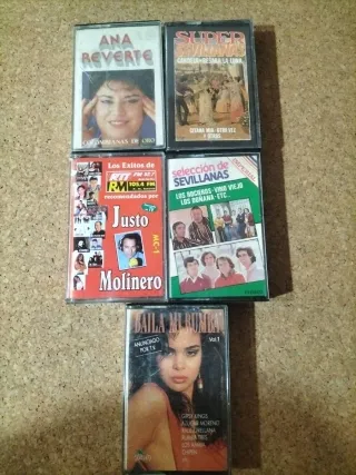 Lote de Casetes Rumbas y Sevillanas