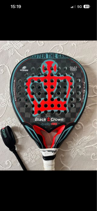 Pala pádel Black Crown