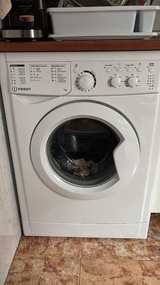 Lavadora Indesit 7kg Blanca