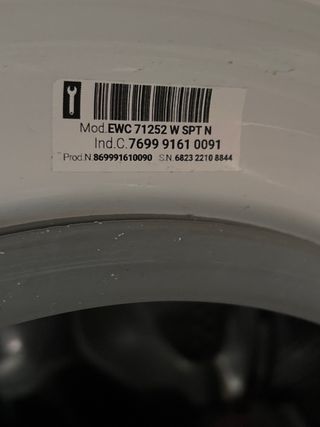 Lavadora Indesit 7kg Blanca
