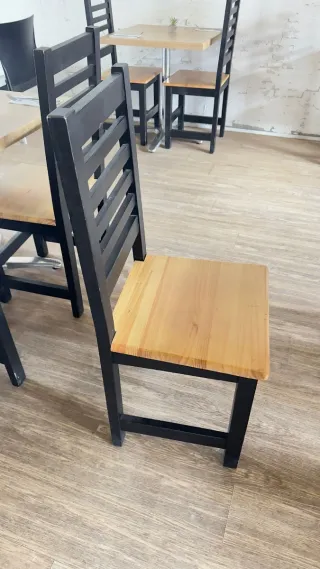 Sillas de restaurante madera
