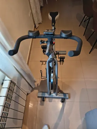 Bicicleta de Spinning Gris