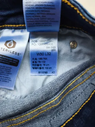 Pantalones Levi's Azules Skinny