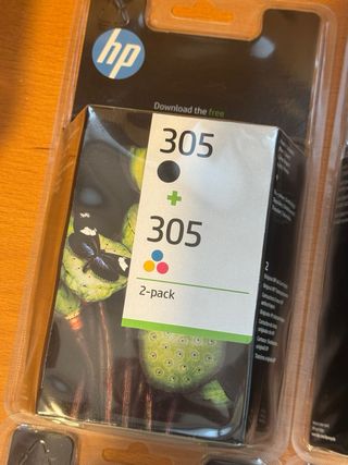 4 HP 305 Nero e Tricromia 6ZD17AE 2-pack