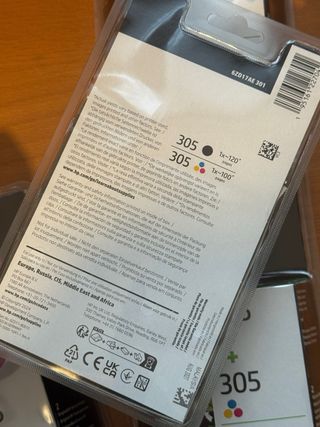 4 HP 305 Nero e Tricromia 6ZD17AE 2-pack