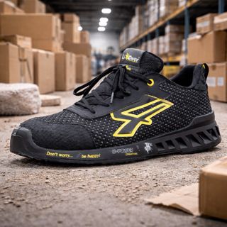 Zapato seguridad U-Power Matt Negro/Amarillo
