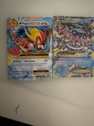 Lote 11 cartas Mega Pokémon