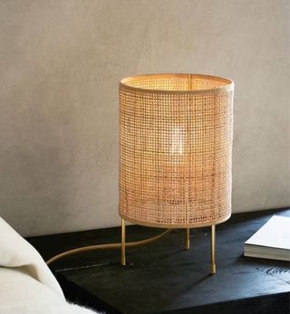 Lámpara Mesa Ratán Zara Home