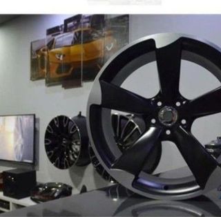 JUEGO DE 4 LLANTAS 18 ROTOR BLACK MAT... rmb789164