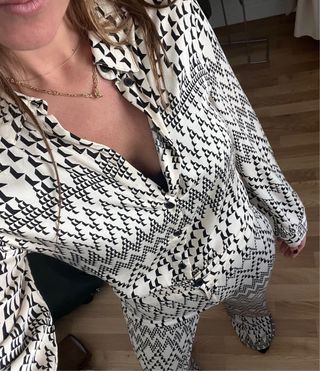 Conjunto Zara estampado