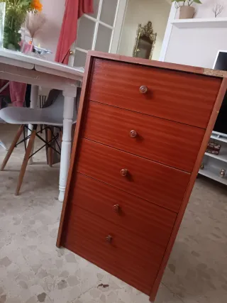 Cajonera de madera 5 cajones