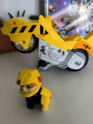 Paw Patrol Rubble Moto Amarillo