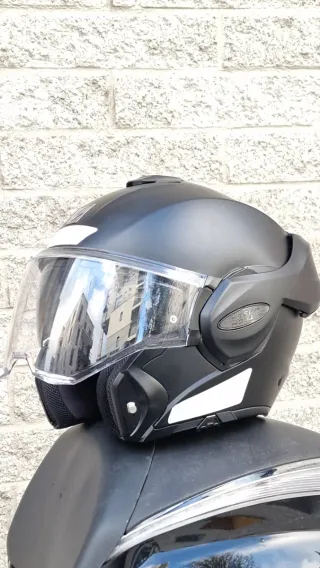 Casco Moto Modular Negro