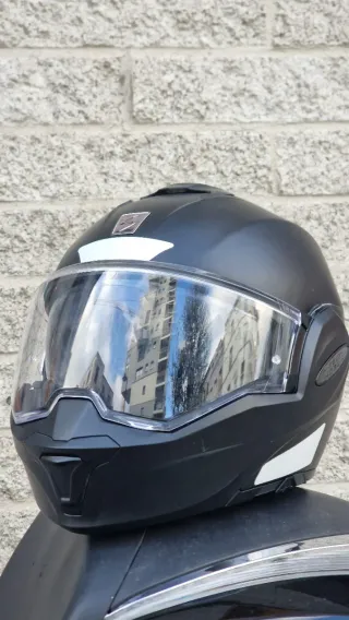 Casco Moto Modular Negro