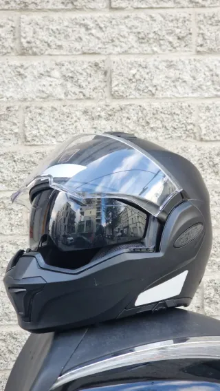 Casco Moto Modular Negro