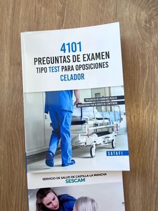 Sescam celador temario tests 2025