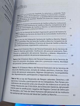 Sescam celador temario tests 2025