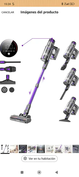 Aspiradora sin cable vistefly