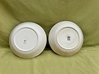 Pareja cuencos loza vintage Santander IT (22x5cm)