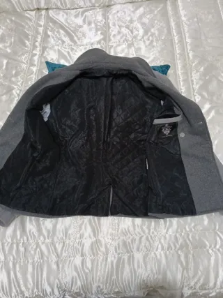 Cappotto doppio petto uomo grigio M