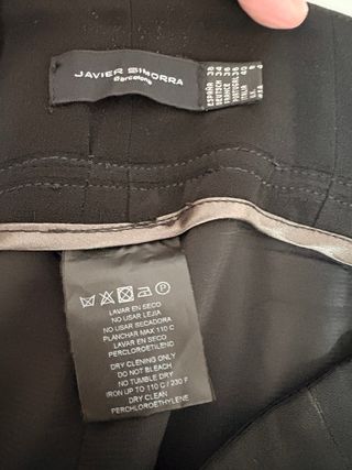 Pantalón vestir Javier Simorra negro