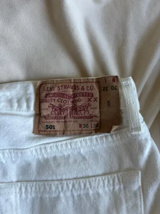 Vaqueros blancos VINTAGE originales