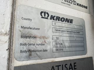 SEMIRREMOLQUE FRIGORIFICO KRONE