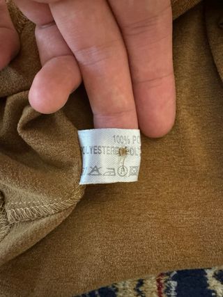 Camicia scamosciata Made in Italy tabacco