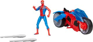 Marvel Spider-Man - Moto arácnida - Set de Juego c
