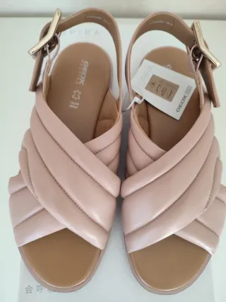 Sandalias Geox Piel Talla 36.5 Rosa