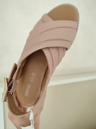 Sandalias Geox Piel Talla 36.5 Rosa