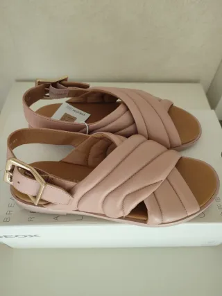 Sandalias Geox Piel Talla 36.5 Rosa
