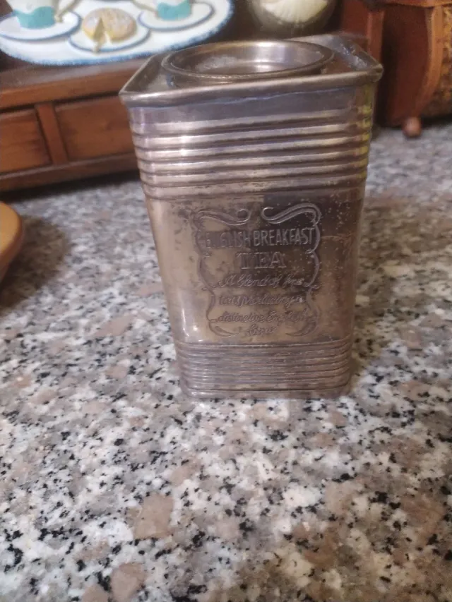 Antica scatola tè English Breakfast