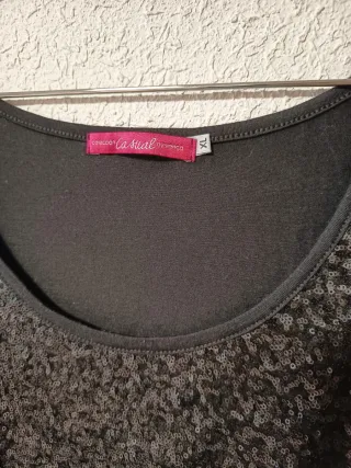 Top lentejuelas La Redoute Talla XL