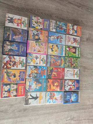 Lote 27 Películas Disney VHS Originales