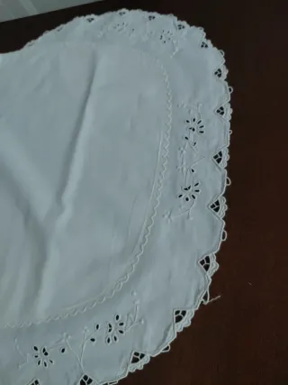 3 Cuscini Ricamati Fatti a Mano con Bottoni